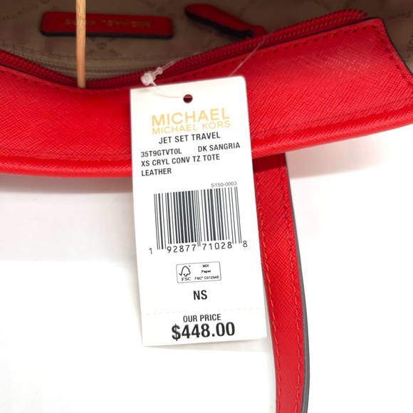 Michael Kors Xsmall Top Zip Tote Crossbody Bag - Picture 8 of 8